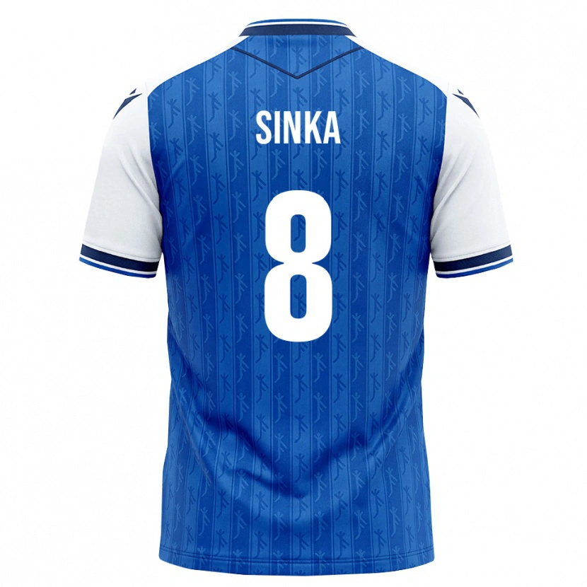 Danxen Kinderen Napsugár Sinka #8 Koninklijk Blauw Wit Thuisshirt Thuistenue 2026/27 T-Shirt België