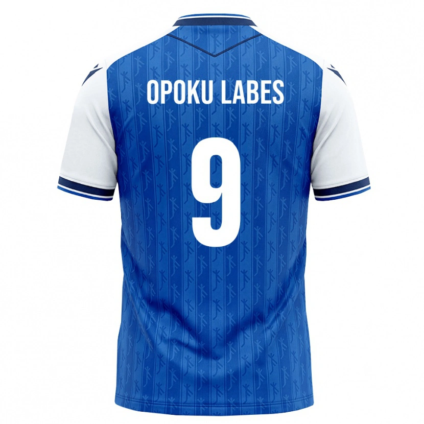Danxen Kinderen Ben Opoku Labes #9 Koninklijk Blauw Wit Thuisshirt Thuistenue 2026/27 T-Shirt België