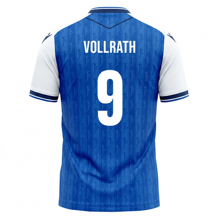 Danxen Kinderen Lucas Vollrath #9 Koninklijk Blauw Wit Thuisshirt Thuistenue 2026/27 T-Shirt België