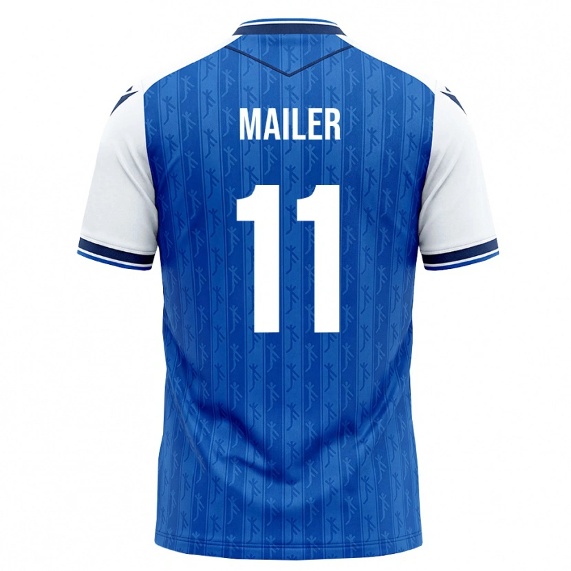 Danxen Kinderen Emanuele Mailer #11 Koninklijk Blauw Wit Thuisshirt Thuistenue 2026/27 T-Shirt België