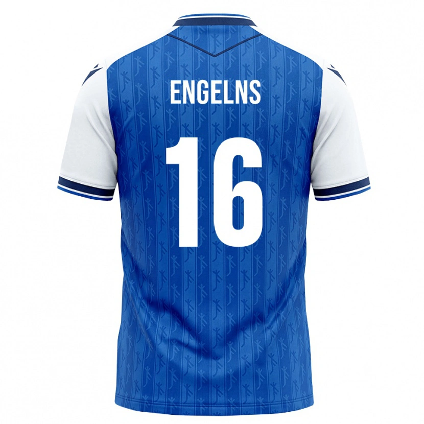 Danxen Kinderen Luis Engelns #16 Koninklijk Blauw Wit Thuisshirt Thuistenue 2026/27 T-Shirt België
