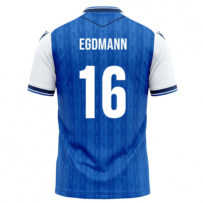 Danxen Kinderen Mika Egdmann #16 Koninklijk Blauw Wit Thuisshirt Thuistenue 2026/27 T-Shirt België