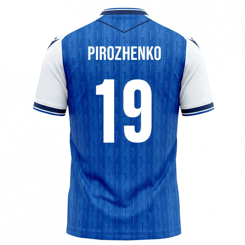 Danxen Kinderen Mark Pirozhenko #19 Koninklijk Blauw Wit Thuisshirt Thuistenue 2026/27 T-Shirt België