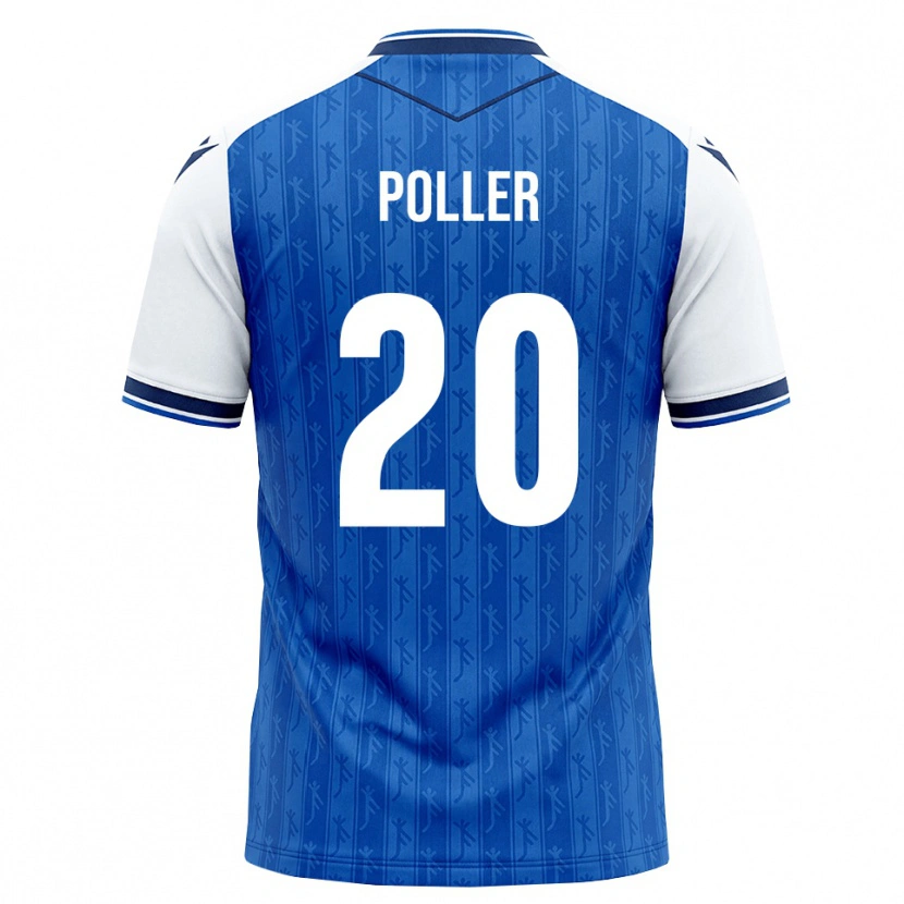Danxen Kinderen Tiago Poller #20 Koninklijk Blauw Wit Thuisshirt Thuistenue 2026/27 T-Shirt België