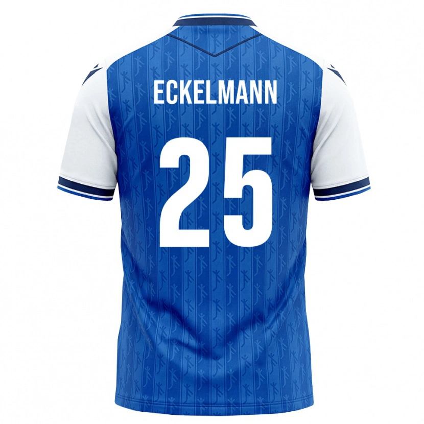 Danxen Kinderen Henri Eckelmann #25 Koninklijk Blauw Wit Thuisshirt Thuistenue 2026/27 T-Shirt België