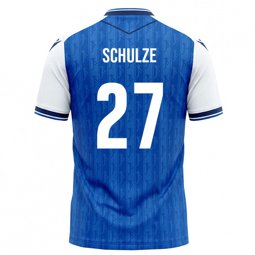 Danxen Kinderen Louis Schulze #27 Koninklijk Blauw Wit Thuisshirt Thuistenue 2026/27 T-Shirt België