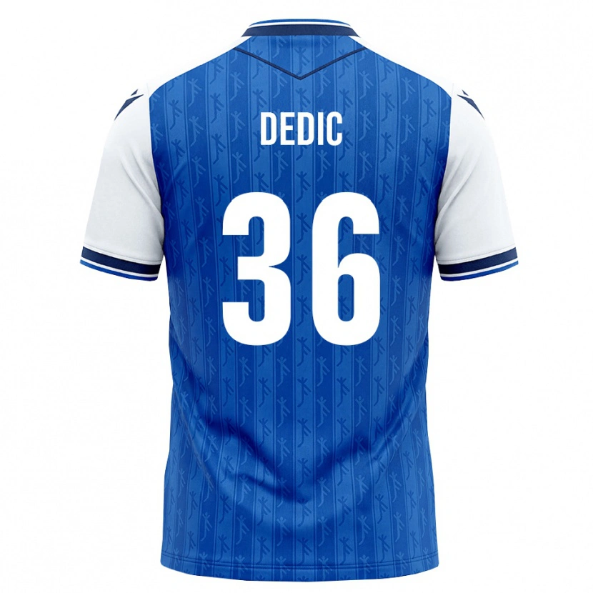 Danxen Kinderen Jakov Dedic #36 Koninklijk Blauw Wit Thuisshirt Thuistenue 2026/27 T-Shirt België