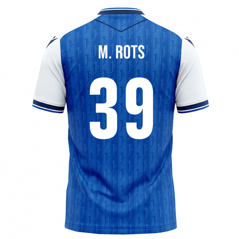 Danxen Kinderen Mats Rots #39 Koninklijk Blauw Wit Thuisshirt Thuistenue 2026/27 T-Shirt België