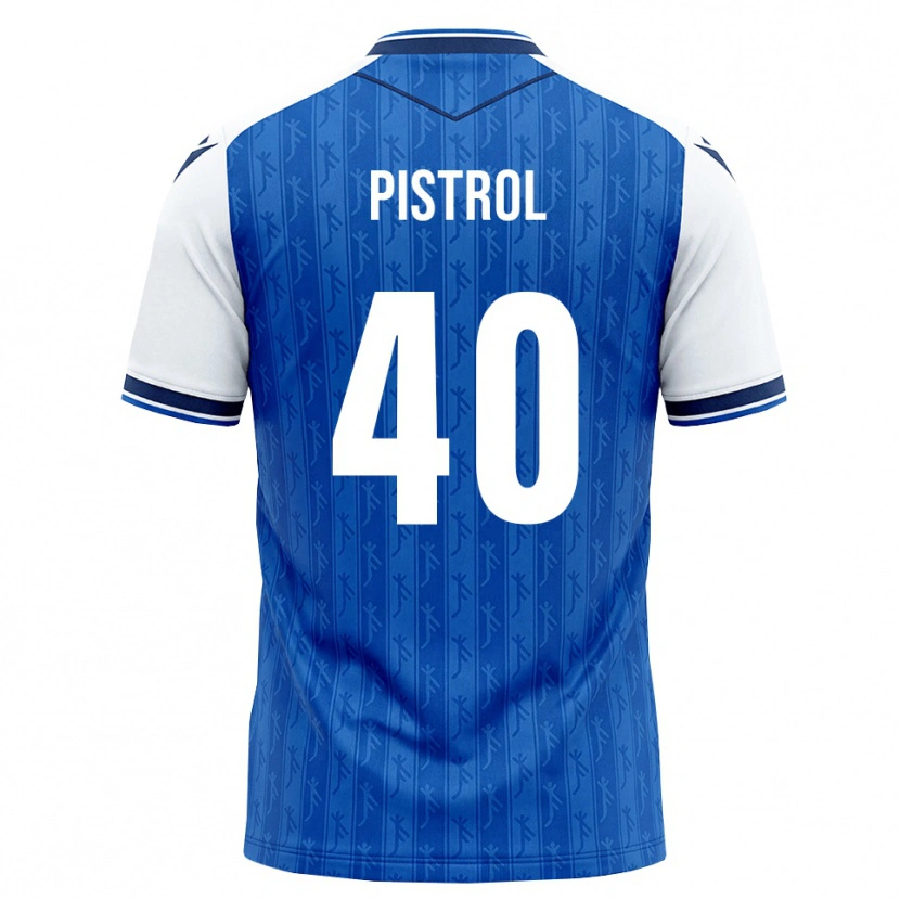Danxen Kinderen Santino Pistrol #40 Koninklijk Blauw Wit Thuisshirt Thuistenue 2026/27 T-Shirt België