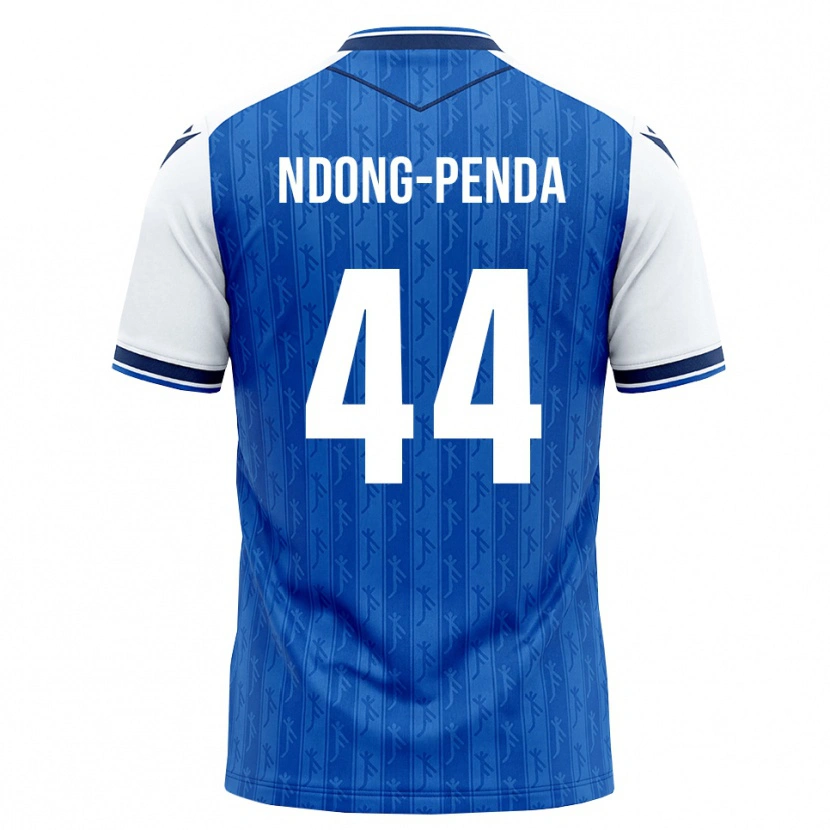 Danxen Kinderen Maxime Ndong-Penda #44 Koninklijk Blauw Wit Thuisshirt Thuistenue 2026/27 T-Shirt België