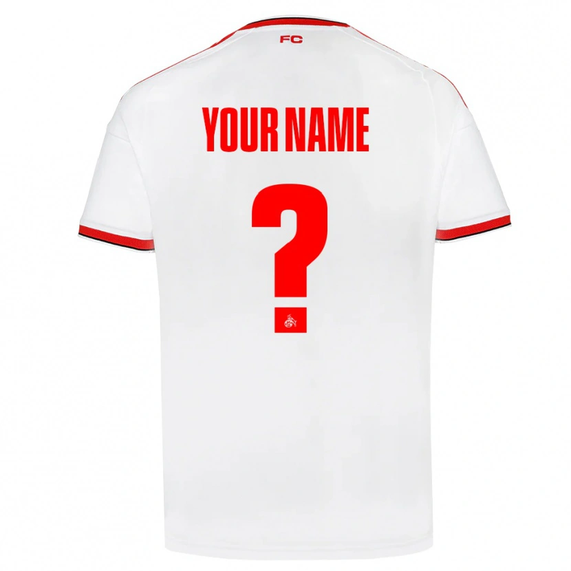 Danxen Kinderen Uw Naam #0 Wit Rood Zwart Thuisshirt Thuistenue 2026/27 T-Shirt België