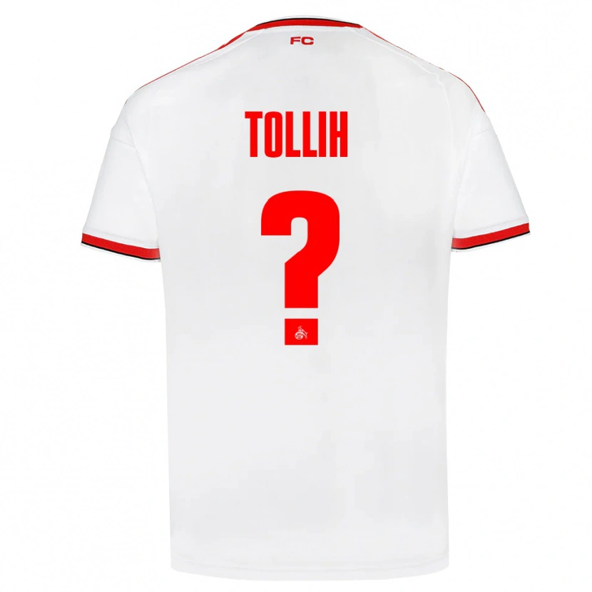 Danxen Kinderen Yassin Tollih #0 Wit Rood Zwart Thuisshirt Thuistenue 2026/27 T-Shirt België