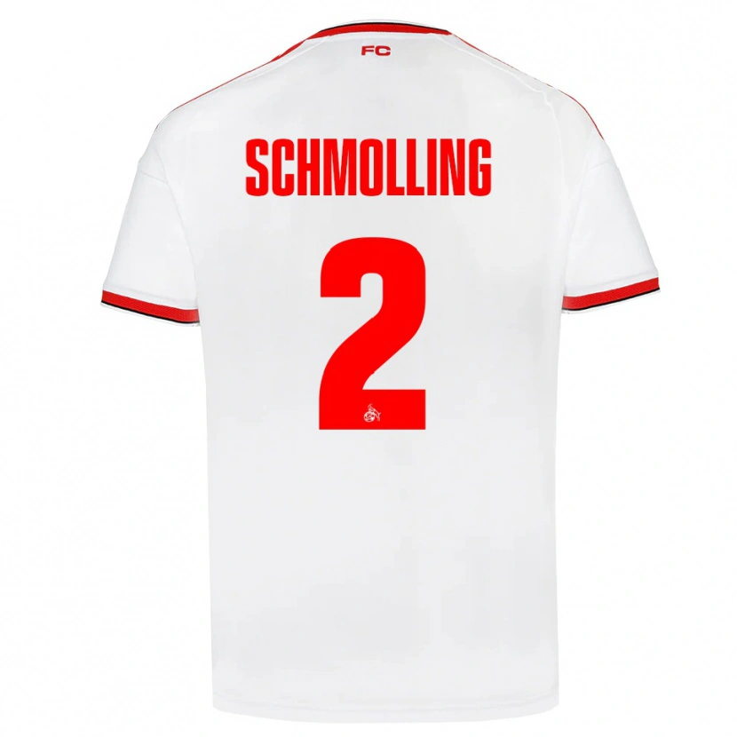 Danxen Kinderen Viktor Schmolling #2 Wit Rood Zwart Thuisshirt Thuistenue 2026/27 T-Shirt België