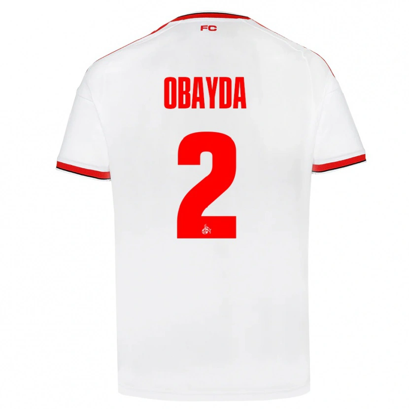 Danxen Kinderen Yazan Obayda #2 Wit Rood Zwart Thuisshirt Thuistenue 2026/27 T-Shirt België