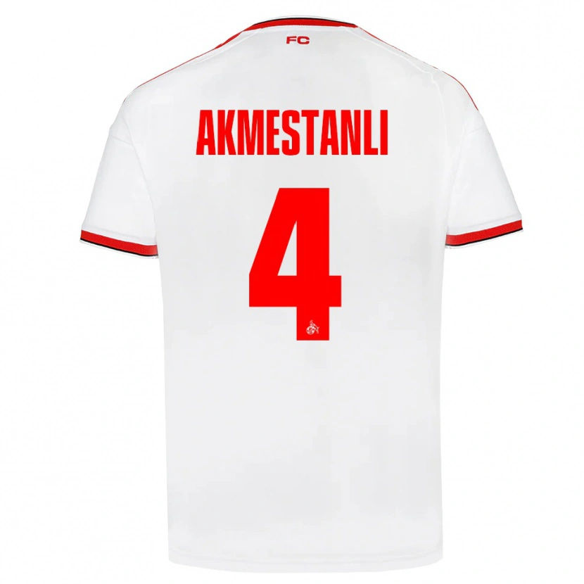 Danxen Kinderen Teoman Akmestanli #4 Wit Rood Zwart Thuisshirt Thuistenue 2026/27 T-Shirt België