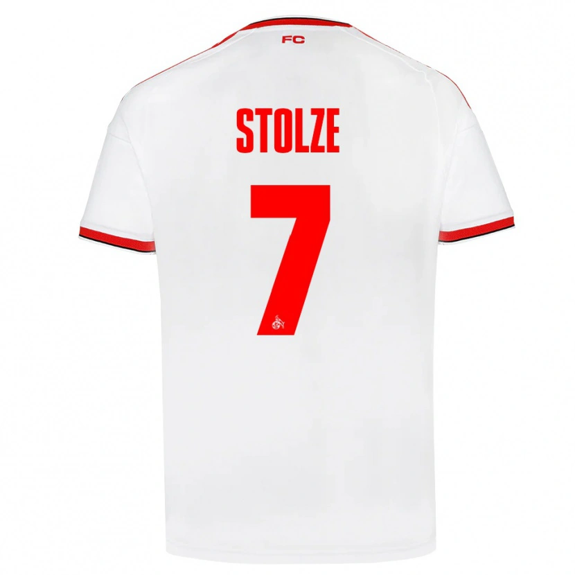 Danxen Kinderen Anna-Lena Stolze #7 Wit Rood Zwart Thuisshirt Thuistenue 2026/27 T-Shirt België