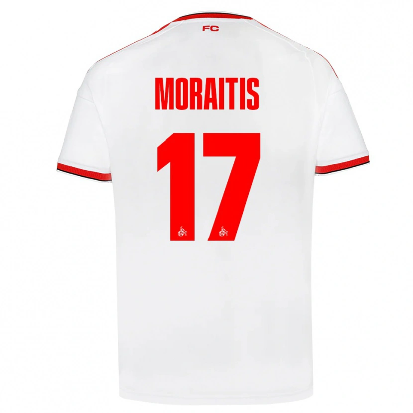 Danxen Kinderen Victor Moraitis #17 Wit Rood Zwart Thuisshirt Thuistenue 2026/27 T-Shirt België