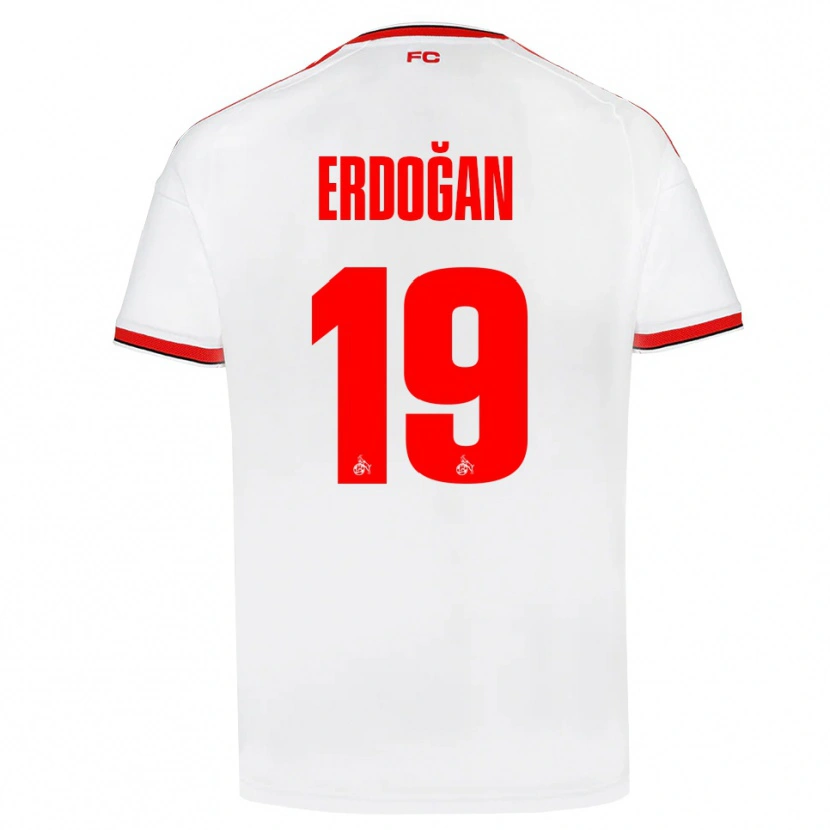Danxen Kinderen Eymen Erdoğan #19 Wit Rood Zwart Thuisshirt Thuistenue 2026/27 T-Shirt België