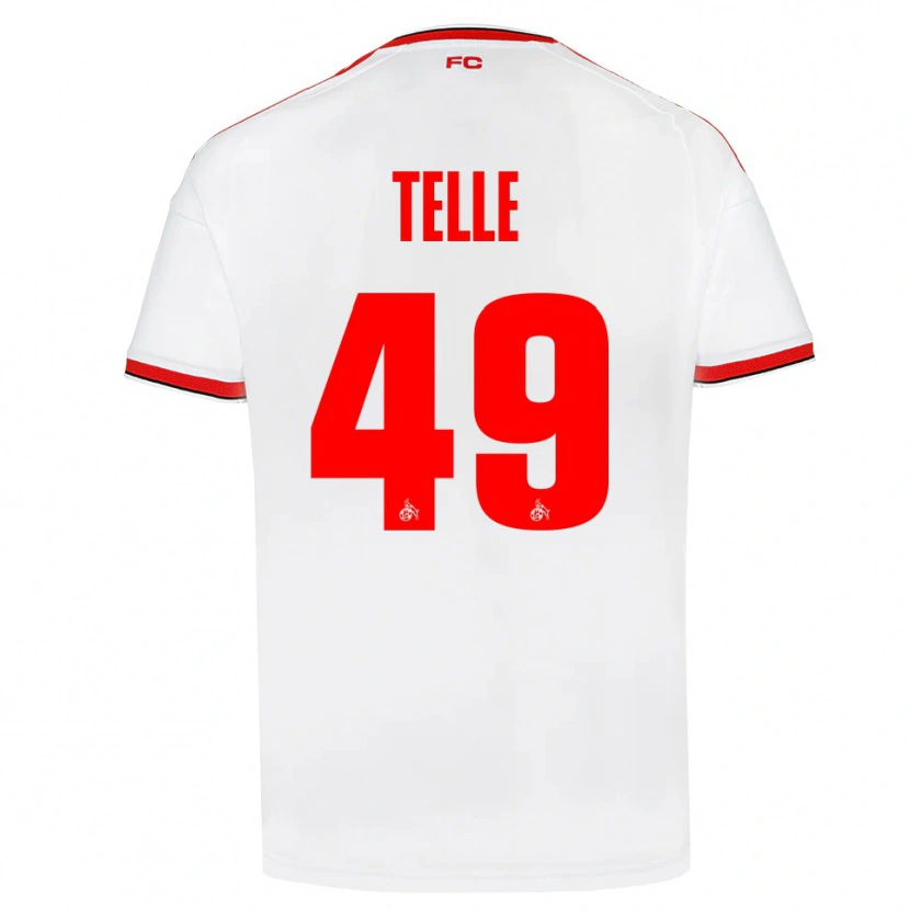 Danxen Kinderen Neo Telle #49 Wit Rood Zwart Thuisshirt Thuistenue 2026/27 T-Shirt België