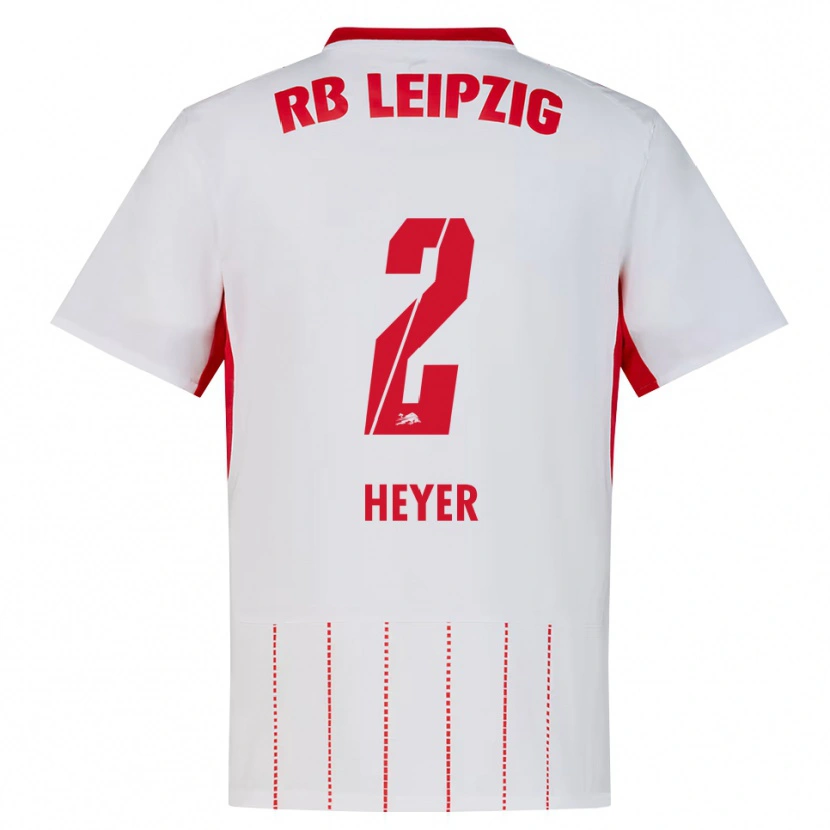 Danxen Kinderen Friedrich Heyer #2 Rood Wit Geel Thuisshirt Thuistenue 2026/27 T-Shirt België