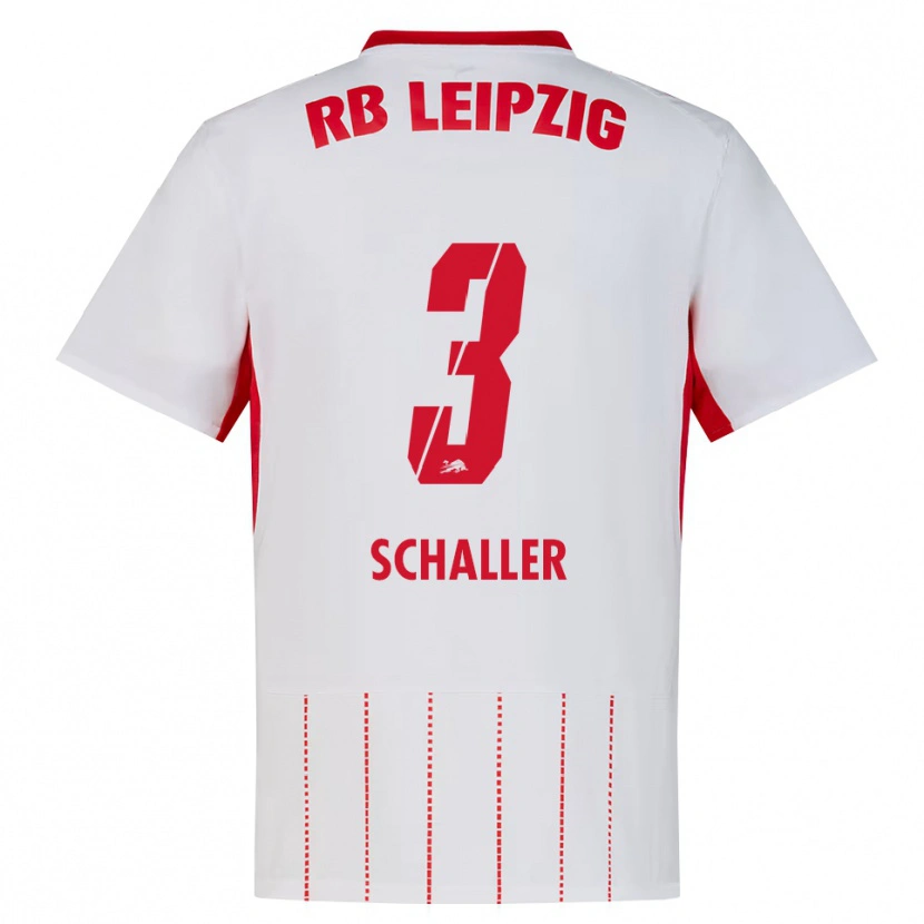 Danxen Kinderen Josefine Schaller #3 Rood Wit Geel Thuisshirt Thuistenue 2026/27 T-Shirt België