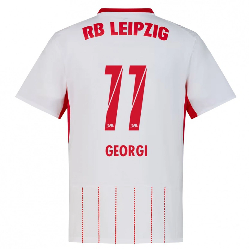 Danxen Kinderen Fyn Georgi #11 Rood Wit Geel Thuisshirt Thuistenue 2026/27 T-Shirt België