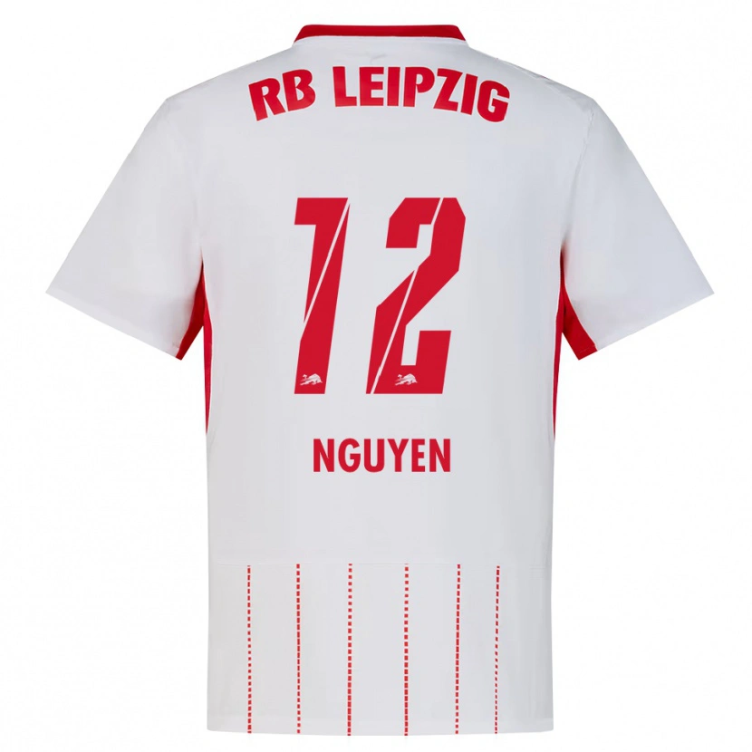 Danxen Kinderen Vu Nguyen #12 Rood Wit Geel Thuisshirt Thuistenue 2026/27 T-Shirt België