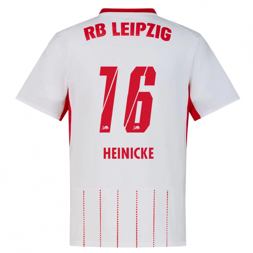Danxen Kinderen Niklas Heinicke #16 Rood Wit Geel Thuisshirt Thuistenue 2026/27 T-Shirt België