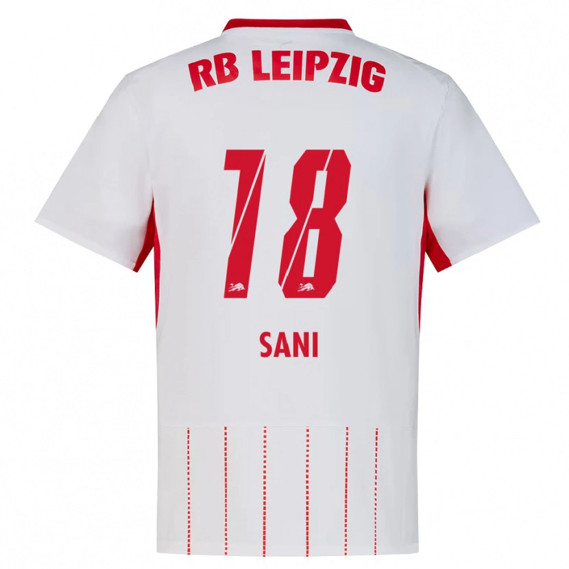 Danxen Kinderen Suleman Sani #18 Rood Wit Geel Thuisshirt Thuistenue 2026/27 T-Shirt België