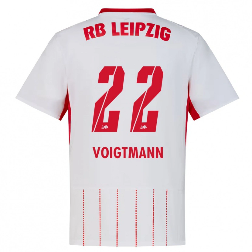 Danxen Kinderen Alexander Voigtmann #22 Rood Wit Geel Thuisshirt Thuistenue 2026/27 T-Shirt België