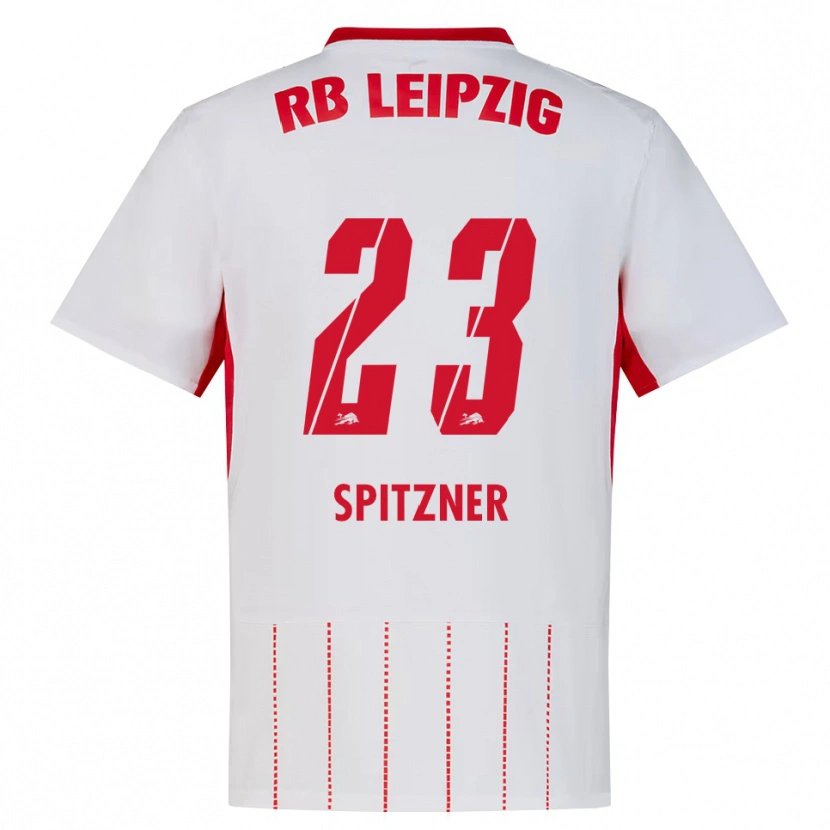 Danxen Kinderen Kyra Spitzner #23 Rood Wit Geel Thuisshirt Thuistenue 2026/27 T-Shirt België