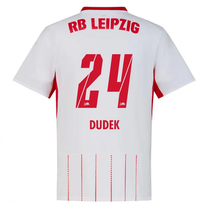 Danxen Kinderen Nikoline Dudek #24 Rood Wit Geel Thuisshirt Thuistenue 2026/27 T-Shirt België