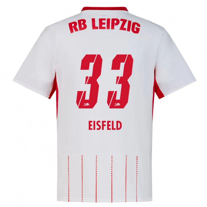 Danxen Kinderen Tom Eisfeld #33 Rood Wit Geel Thuisshirt Thuistenue 2026/27 T-Shirt België
