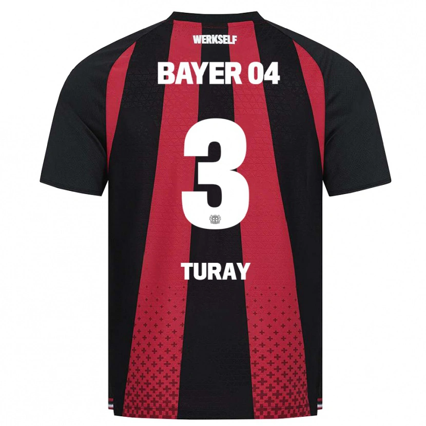 Danxen Kinderen Osman Turay #3 Zwart Wit Rood Thuisshirt Thuistenue 2026/27 T-Shirt België