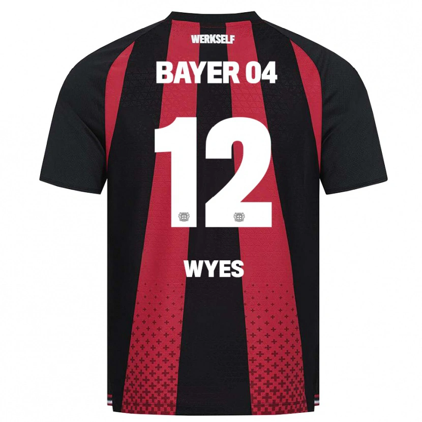 Danxen Kinderen Justus Wyes #12 Zwart Wit Rood Thuisshirt Thuistenue 2026/27 T-Shirt België