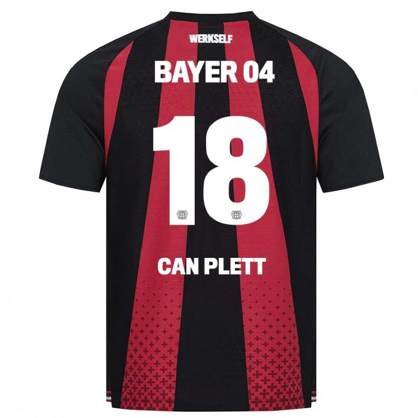 Danxen Kinderen Nico Can Plett #18 Zwart Wit Rood Thuisshirt Thuistenue 2026/27 T-Shirt België