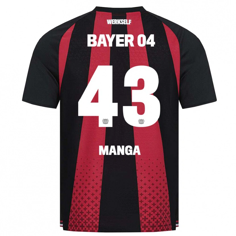 Danxen Kinderen Edmond Manga #43 Zwart Wit Rood Thuisshirt Thuistenue 2026/27 T-Shirt België