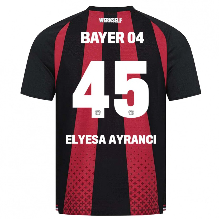 Danxen Kinderen Yuşa Elyesa Ayrancı #45 Zwart Wit Rood Thuisshirt Thuistenue 2026/27 T-Shirt België