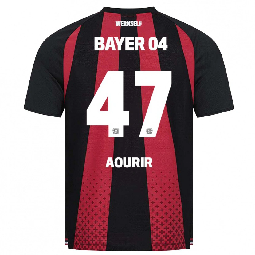 Danxen Kinderen Ayman Aourir #47 Zwart Wit Rood Thuisshirt Thuistenue 2026/27 T-Shirt België