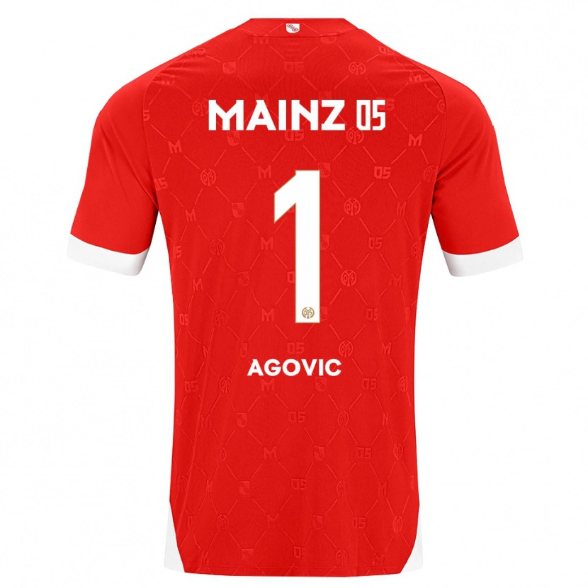 Danxen Kinderen Daris Agovic #1 Rood Wit Thuisshirt Thuistenue 2026/27 T-Shirt België