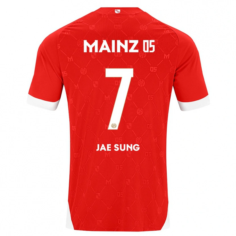 Danxen Kinderen Jae-Sung Lee #7 Rood Wit Thuisshirt Thuistenue 2026/27 T-Shirt België