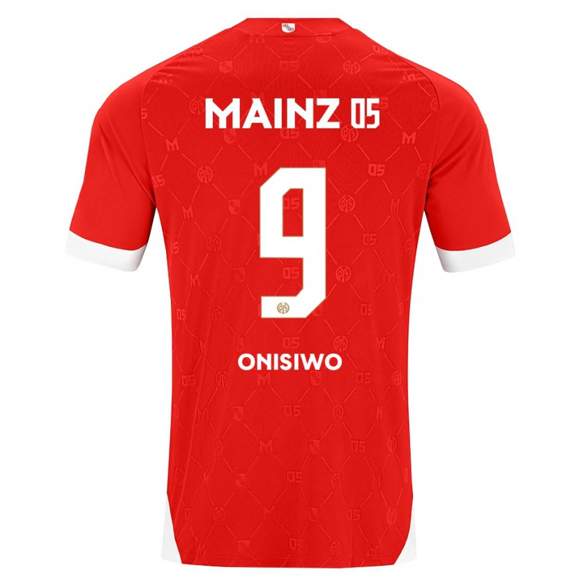 Danxen Kinderen Karim Onisiwo #9 Rood Wit Thuisshirt Thuistenue 2026/27 T-Shirt België