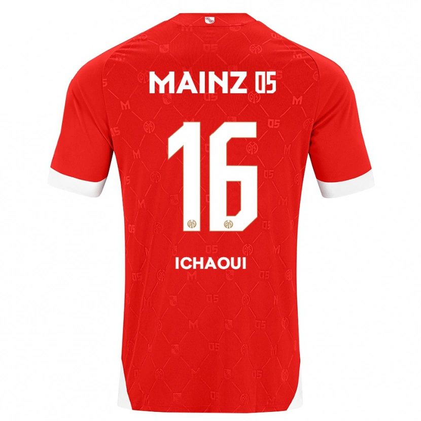 Danxen Kinderen Louay Ichaoui #16 Rood Wit Thuisshirt Thuistenue 2026/27 T-Shirt België