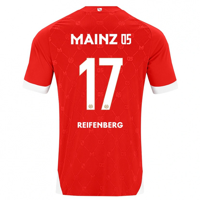 Danxen Kinderen Michelle Reifenberg #17 Rood Wit Thuisshirt Thuistenue 2026/27 T-Shirt België
