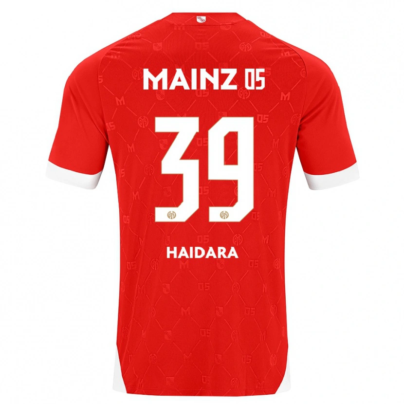 Danxen Kinderen Alynho Haidara #39 Rood Wit Thuisshirt Thuistenue 2026/27 T-Shirt België