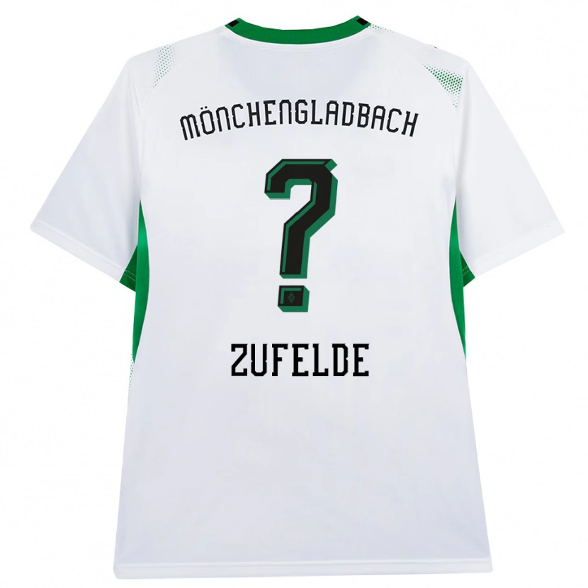 Danxen Kinderen Isaac Zufelde #0 Wit Zwart Groen Thuisshirt Thuistenue 2026/27 T-Shirt België