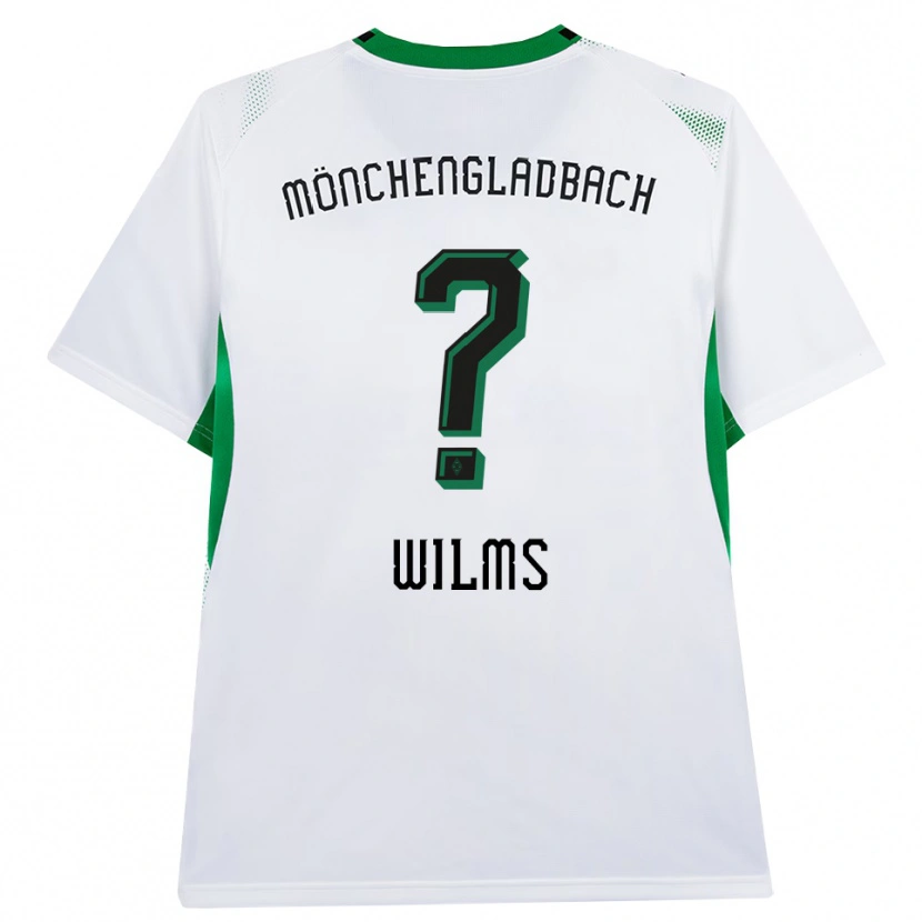 Danxen Kinderen Felix Wilms #0 Wit Zwart Groen Thuisshirt Thuistenue 2026/27 T-Shirt België