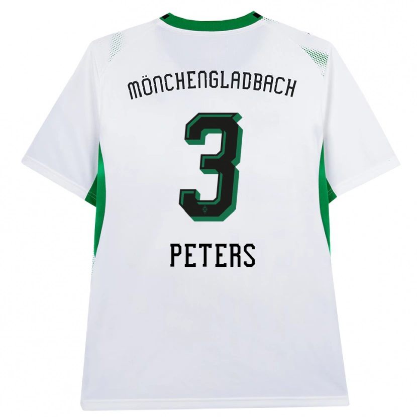 Danxen Kinderen Nils Peters #3 Wit Zwart Groen Thuisshirt Thuistenue 2026/27 T-Shirt België