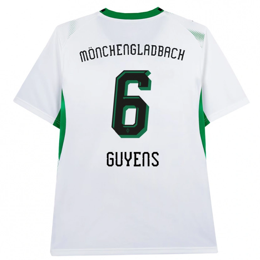 Danxen Kinderen Emily Guyens #6 Wit Zwart Groen Thuisshirt Thuistenue 2026/27 T-Shirt België