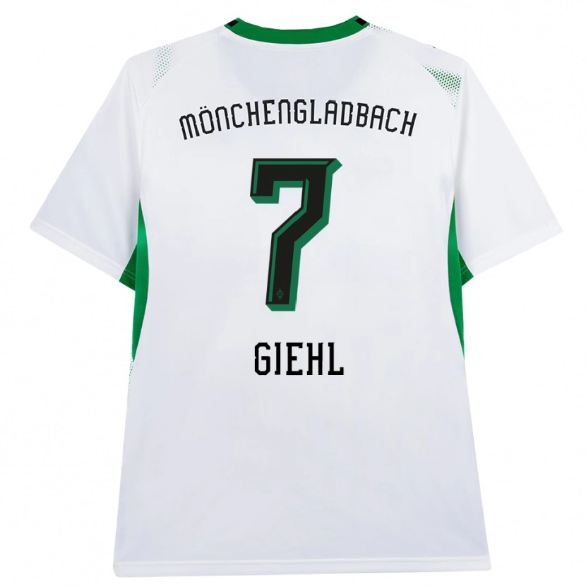 Danxen Kinderen Madita Giehl #7 Wit Zwart Groen Thuisshirt Thuistenue 2026/27 T-Shirt België